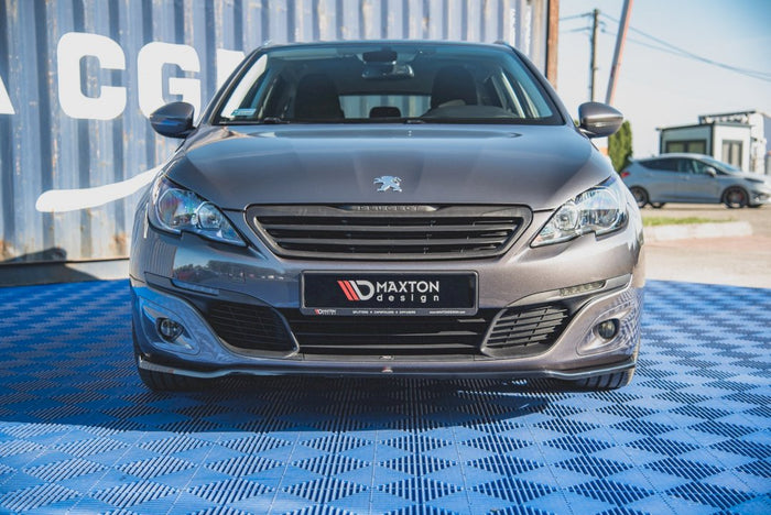 Maxton Design - FRONT SPLITTER V1 PEUGEOT 308 MK2 FACELIFT (2017-2021)