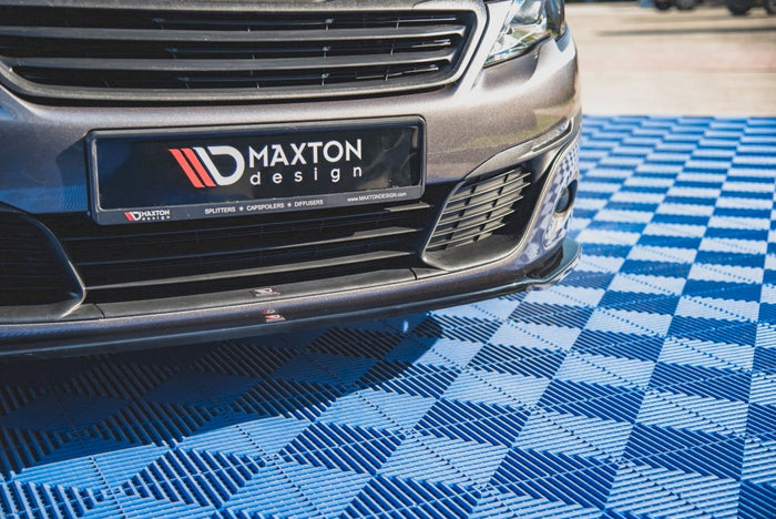 Maxton Design - FRONT SPLITTER V1 PEUGEOT 308 MK2 FACELIFT (2017-2021)