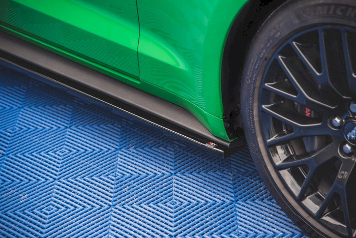 Maxton Design - SIDE SKIRTS DIFFUSERS + FLAPS FORD MUSTANG GT MK6 FACELIFT (2017-)