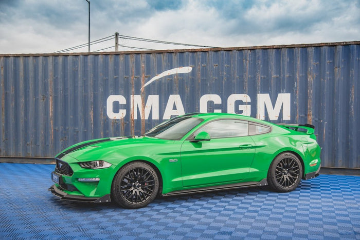 Maxton Design - SIDE SKIRTS DIFFUSERS + FLAPS FORD MUSTANG GT MK6 FACELIFT (2017-)