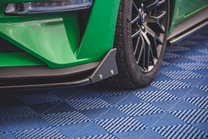 Maxton Design - FRONT SPLITTER V.1 + FLAPS FORD MUSTANG GT MK6 FACELIFT