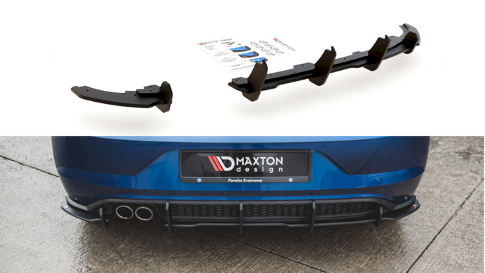Maxton Design - STREET PRO REAR VALANCE VW POLO GTI MK6 (2017-2021)