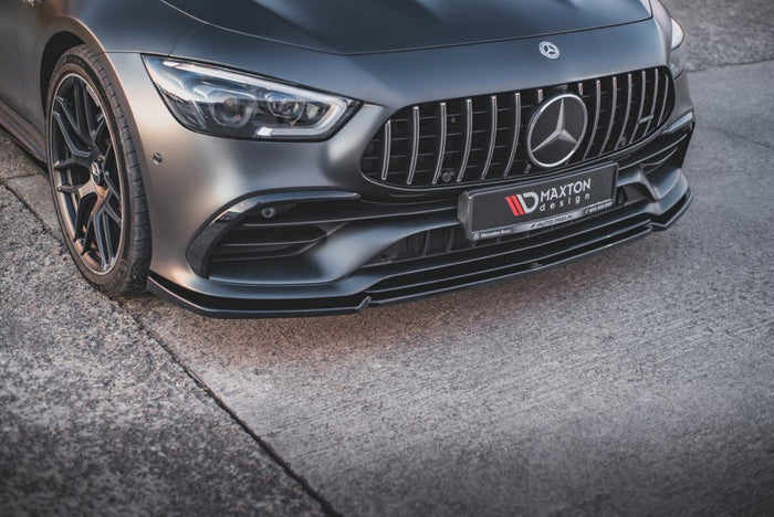 Maxton Design - FRONT SPLITTER V2 MERCEDES AMG GT 53 4-DOOR COUPE (2018-)