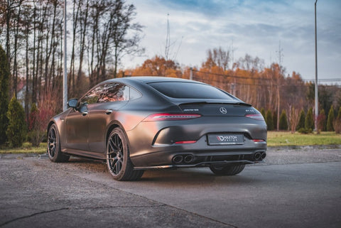 Maxton Design - CENTRAL REAR SPLITTER (W/ VERTICAL BARS) MERCEDES AMG GT 53 4-DOOR COUPE (2018-)