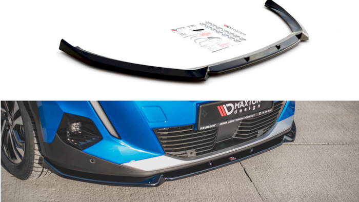 Maxton Design - FRONT SPLITTER V1 PEUGEOT 2008 MK2 (2019-2023)