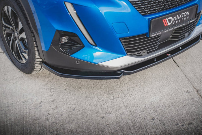 Maxton Design - FRONT SPLITTER V2 PEUGEOT 2008 MK2 (2019-2023)