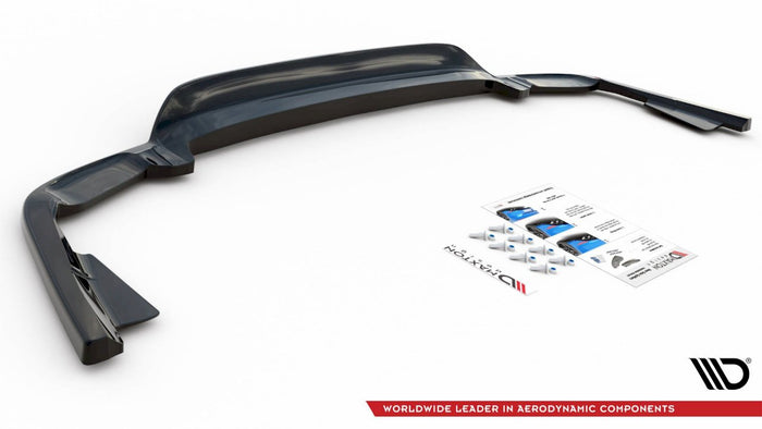 Maxton Design - CENTRAL REAR SPLITTER (VERTICAL BARS) VOLVO XC60 MK2 R-DESIGN