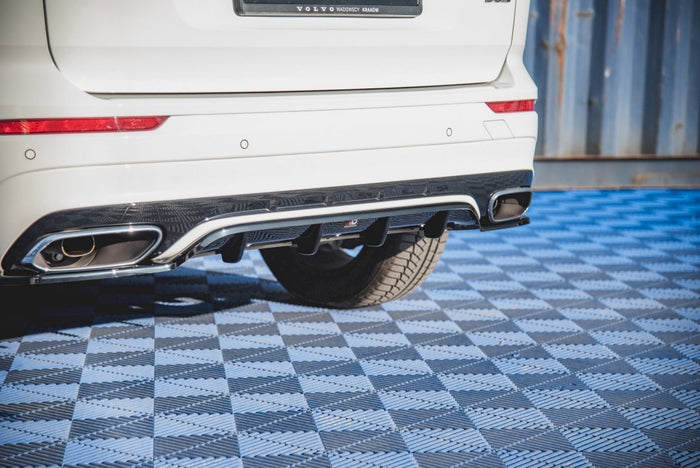 Maxton Design - CENTRAL REAR SPLITTER (VERTICAL BARS) VOLVO XC60 MK2 R-DESIGN