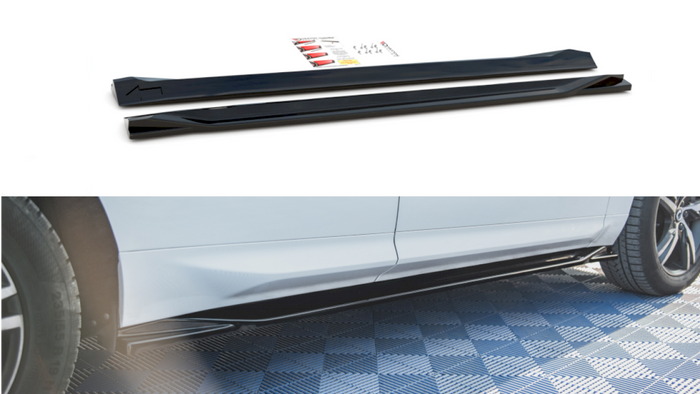 Maxton Design - SIDE SKIRTS DIFFUSERS VOLVO XC60 MK2 R-DESIGN
