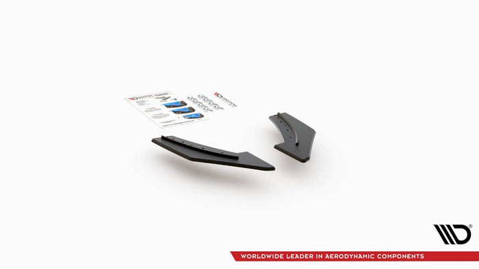 Maxton Design - STREET PRO DURABILITY REAR SIDE SPLITTERS FORD FOCUS RS MK3 (2015-2018)