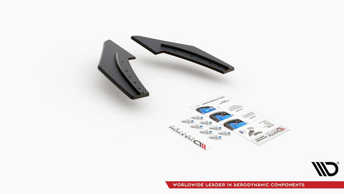 Maxton Design - STREET PRO DURABILITY REAR SIDE SPLITTERS FORD FOCUS RS MK3 (2015-2018)