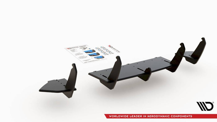 Maxton Design - STREET PRO DURABILITY REAR DIFFUSER FORD FOCUS RS MK3 (2015-2018)