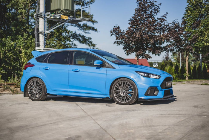 Maxton Design - STREET PRO DURABILITY SIDE SKIRTS DIFFUSERS (+FLAPS) FORD FOCUS RS MK3 (2015-2018)