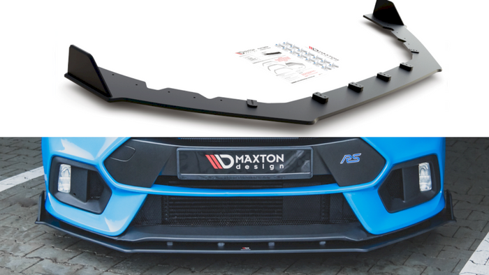 Maxton Design - STREET PRO DURABILITY FRONT SPLITTER V2 FORD FOCUS RS MK3 (2015-2018)