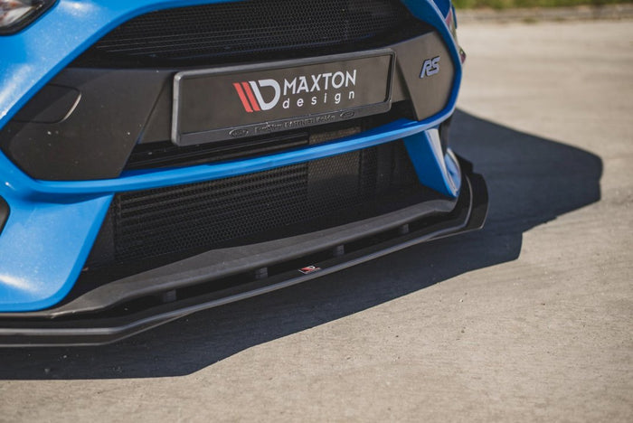 Maxton Design - STREET PRO DURABILITY FRONT SPLITTER (+FLAPS) FORD FOCUS RS MK3 (2015-2018)