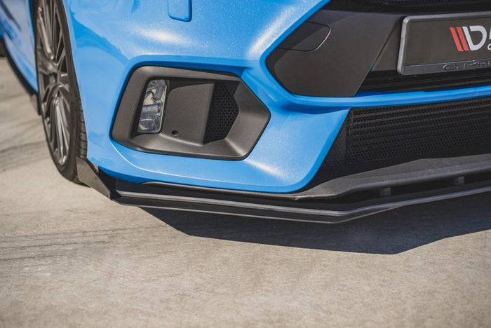 Maxton Design - STREET PRO DURABILITY FRONT SPLITTER (+FLAPS) FORD FOCUS RS MK3 (2015-2018)