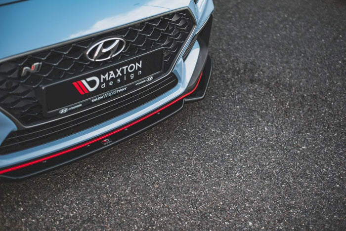 Maxton Design - FRONT SPLITTER V.6 + FLAPS HYUNDAI I30 N MK3 HATCHBACK / FASTBACK