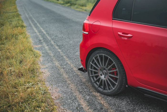 Maxton Design - Street PRO Rear Side Splitters + Flaps VW Golf GTI Mk6