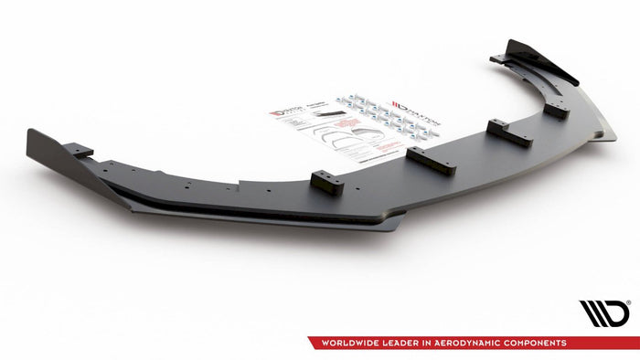 Maxton Design - STREET PRO FRONT SPLITTER V3 (+FLAPS) VW GOLF GTI MK6 (2008-2012)