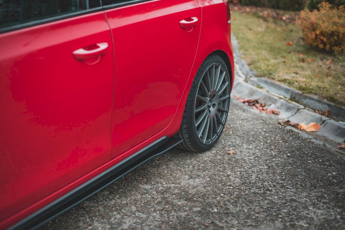 Maxton Design - STREET PRO SIDE SKIRTS DIFFUSERS VW GOLF GTI MK6 (2008-2012)