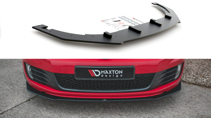 Maxton Design - STREET PRO FRONT SPLITTER V3 VW GOLF GTI MK6 (2008-2012)
