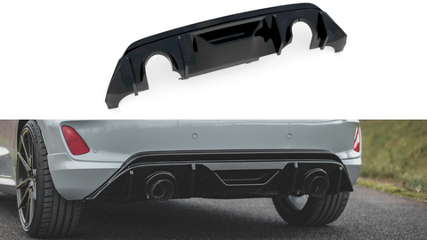 Maxton Design - REAR DIFFUSER + MILLTEK GPF/OPF BACK EXHAUST SYSTEM - FORD FIESTA MK8/8.5 ST (2018-2024)