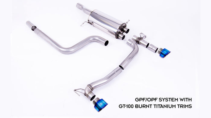 Maxton Design - REAR DIFFUSER + MILLTEK GPF/OPF BACK EXHAUST SYSTEM - FORD FIESTA MK8/8.5 ST (2018-2024)