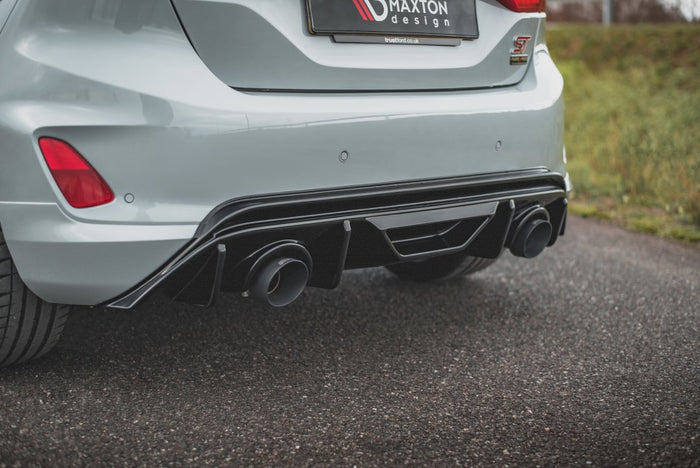 Maxton Design - V3 Rear Diffuser (RS Look) - Ford Fiesta MK8 / 8.5 ST Line & ST