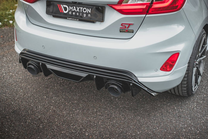 Maxton Design - V3 Rear Diffuser (RS Look) - Ford Fiesta MK8 / 8.5 ST Line & ST