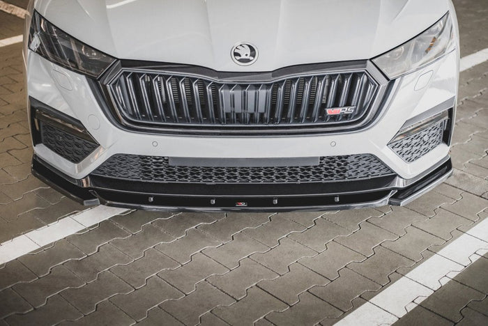 Maxton Design - FRONT SPLITTER V3 SKODA OCTAVIA RS MK4 (2020-2024)
