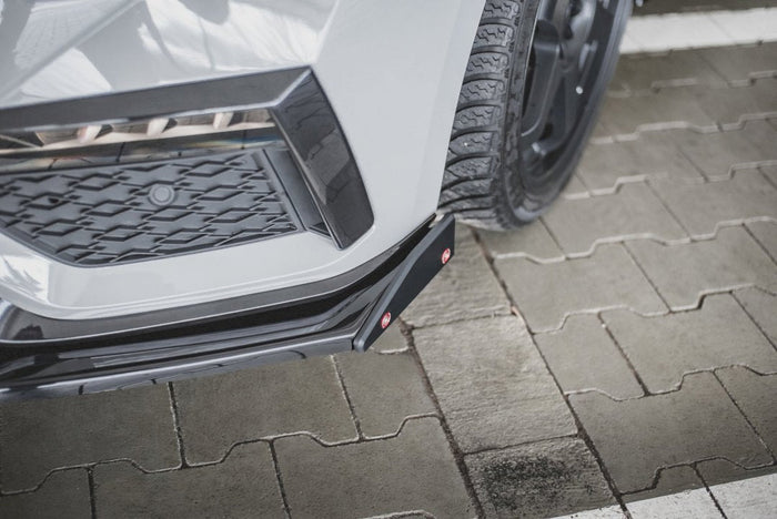 Maxton Design - FRONT SPLITTER V.2 + FLAPS SKODA OCTAVIA RS MK4