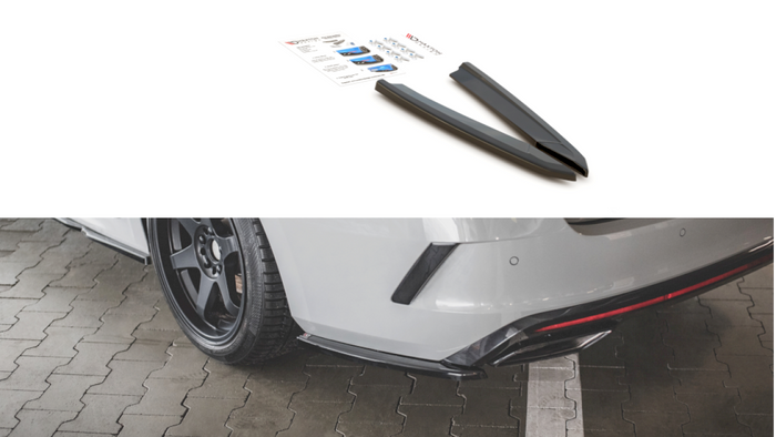 Maxton Design - REAR SIDE SPLITTERS V1 SKODA OCTAVIA RS MK4 (2020-2024)