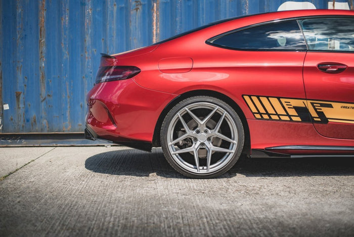Maxton Design - STREET PRO DURABILITY REAR SIDE SPLITTERS (+FLAPS) MERCEDES-AMG C43 COUPE C205 (2016-)