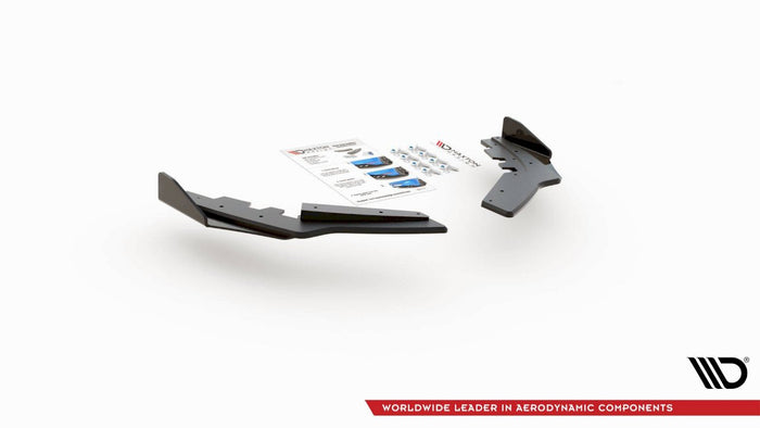 Maxton Design - STREET PRO DURABILITY REAR SIDE SPLITTERS (+FLAPS) BMW M135I F20 (2011-2015)