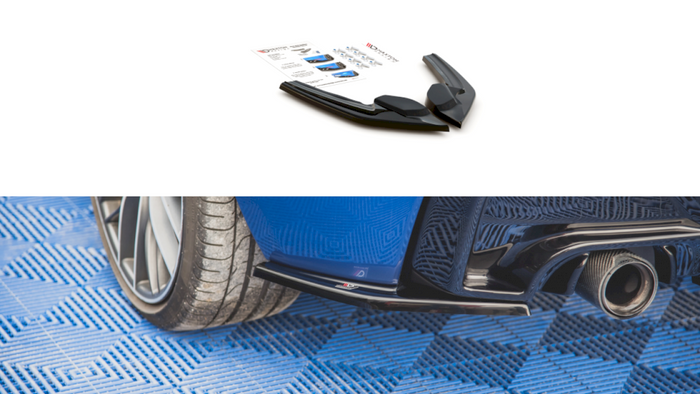 Maxton Design - REAR SIDE SPLITTERS V2 BMW M135I F20 (2011-2015)