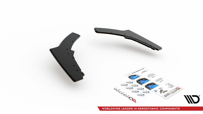 Maxton Design - STREET PRO DURABILITY REAR SIDE SPLITTERS V2 BMW 1 F20 M-PACK FACELIFT / M140I (2015-2019)