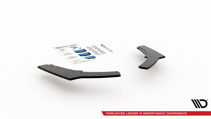 Maxton Design - STREET PRO DURABILITY REAR SIDE SPLITTERS V2 BMW 1 F20 M-PACK FACELIFT / M140I (2015-2019)