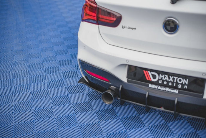 Maxton Design - STREET PRO DURABILITY REAR SIDE SPLITTERS V2 BMW 1 F20 M-PACK FACELIFT / M140I (2015-2019)