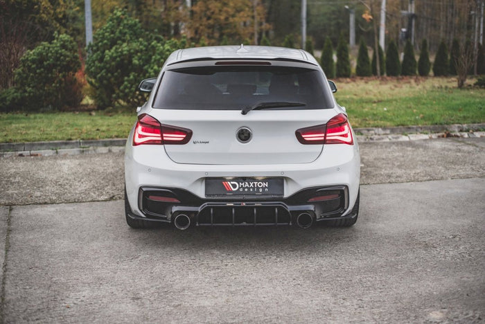 Maxton Design - STREET PRO DURABILITY REAR SIDE SPLITTERS V3 BMW 1 F20 M-PACK FACELIFT / M140I (2015-2019)