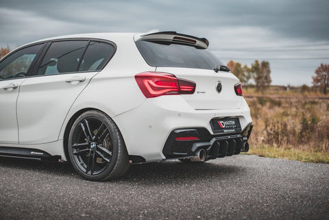 Maxton Design - STREET PRO DURABILITY REAR SIDE SPLITTERS V3 (+FLAPS) BMW 1 F20 M-PACK FACELIFT / M140I (2015-2019)