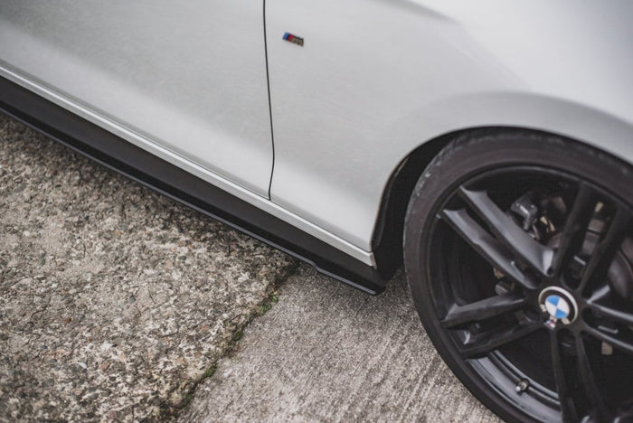 Maxton Design - STREET PRO DURABILITY SIDE SKIRTS DIFFUSERS V2 BMW 1 F20 M-PACK FACELIFT / M140I (2015-2019)