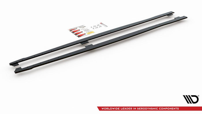 Maxton Design - STREET PRO DURABILITY SIDE SKIRTS DIFFUSERS V2 BMW 1 F20 M-PACK FACELIFT / M140I (2015-2019)
