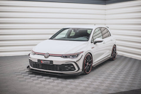 Maxton Design - Front Bumper Wings (Canards) VW Golf 8 GTI