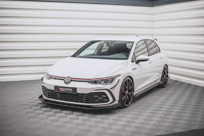 Maxton Design - Front Bumper Wings (Canards) VW Golf 8 GTI