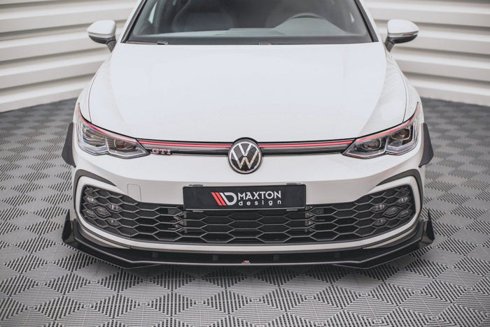 Maxton Design - Front Bumper Wings (Canards) VW Golf 8 GTI