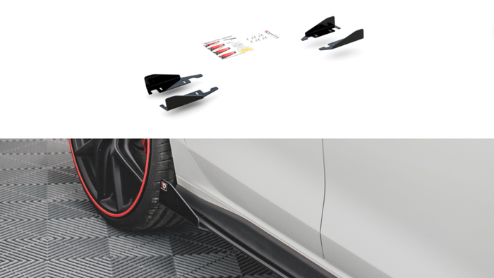 Maxton Design - SIDE FLAPS VOLKSWAGEN GOLF GTI / GTE / GTI CLUBSPORT / R-LINE MK8