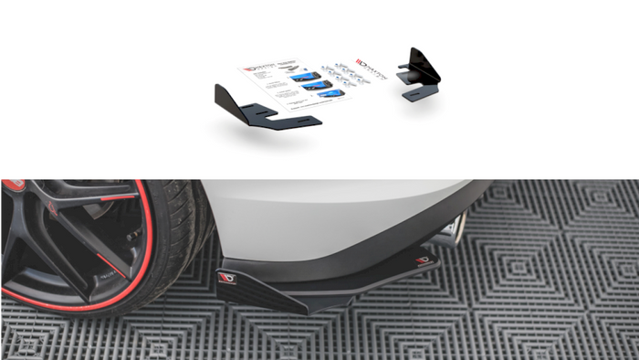 Maxton Design - REAR SIDE FLAPS VOLKSWAGEN GOLF GTI / GTE MK8