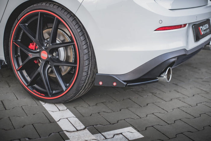 Maxton Design - REAR SIDE SPLITTERS V.2 + FLAPS VOLKSWAGEN GOLF GTI / GTE MK8