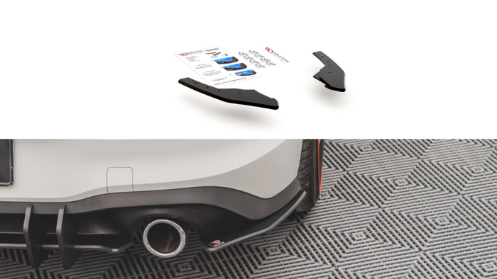 Maxton Design - STREET PRO REAR SIDE SPLITTERS VOLKSWAGEN GOLF GTI / GTE MK8