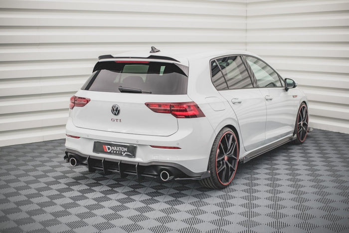 Maxton Design - Street Pro Rear Side Splitters + Flaps Volkswagen Golf GTI / GTE / R-Line Mk8